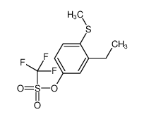 (3-ethyl-4-methylsulfanylphenyl) trifluoromethanesulfonate 57728-85-5