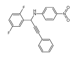1354381-94-4 N-(4-nitrophenyl)-3-amino-3-(2,5-difluorophenyl)-1-phenylprop-1-yne