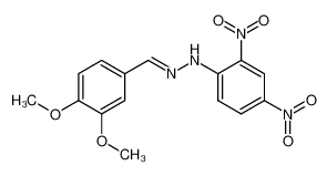 3,4-dimethoxybenzaldehyde (2,4-dinitrophenyl)hydrazone 1168-59-8