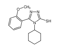 4-环己基-5-(2-甲氧基苯基)-4H-[1,2,4]噻唑-3-硫醇