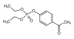 1-diethylphosphoryloxy-4-(1-oxoethyl)benzene 16906-51-7