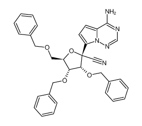1355357-49-1 (2R,3R,4R,5R)-2-(4-aminopyrrolo[2,1-f][1,2,4]triazin-7-yl)-3,4-bis(benzyloxy)-5-((benzyloxy)methyl)tetrahydrofuran-2-carbonitrile