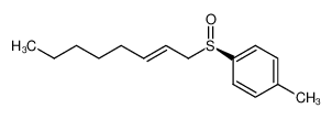 (+)-(R)-(E-2-Octenyl)-p-tolyl-sulfoxid 73766-31-1