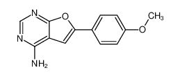 6-(4-methoxyphenyl)furo[2,3-d]pyrimidin-4-amine 453590-24-4