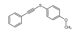 1-methoxy-4-(2-phenylethynylsulfanyl)benzene 63707-08-4