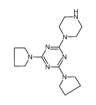 2-PIPERAZIN-1-YL-4,6-DIPYRROLIDIN-1-YL-1,3,5-TRIAZINE 111668-00-9