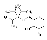 1,5-Anhydro-2-deoxy-6-O-(triisopropylsilyl)-D-arabino-hex-1-enitol 137915-37-8