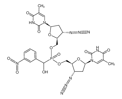 166318-79-2 structure, C27H30N11O12P