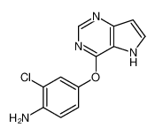 2-chloro-4-(5H-pyrrolo[3,2-d]pyrimidin-4-yloxy)aniline 919278-23-2