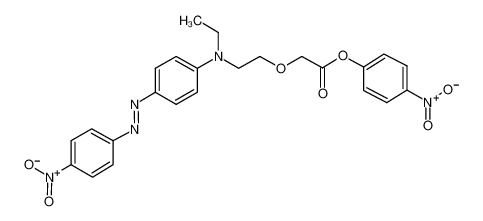 (4-nitrophenyl) 2-[2-[N-ethyl-4-[(4-nitrophenyl)diazenyl]anilino]ethoxy]acetate 253426-51-6