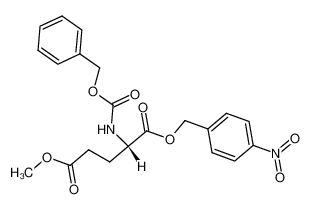 910908-63-3 N-Carbobenzoxy-<α-p-nitro-benzyl,γ-methyl>-L-glutamat