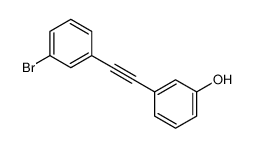 3-[2-(3-bromophenyl)ethynyl]phenol 937593-03-8