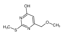 6-(Methoxymethyl)-2-(methylthio)pyrimidin-4-ol 68087-13-8