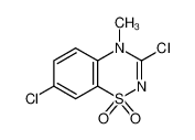 3,7-二氯-4-甲基-4H-1,2,4-苯并噻二嗪1,1-二氧化物