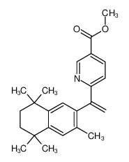 methyl 6-[1-(3,5,5,8,8-pentamethyl-6,7-dihydronaphthalen-2-yl)ethenyl]pyridine-3-carboxylate 153559-44-5