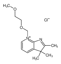 7-(2-methoxyethoxymethyl)-2,3,3-trimethyl-3H-pyrrolo[2,3-b]pyridinium chloride 586409-02-1