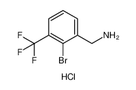 (2-Bromo-3-(trifluoromethyl)phenyl)methanamine hydrochloride 1214339-18-0