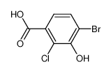 4-bromo-2-chloro-3-hydroxy-benzoic acid 91658-95-6