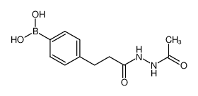 4-(3-(2-乙酰基肼基)-3-氧代丙基)苯硼酸