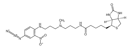 N-(4-AZIDO-2-NITROPHENYL)-N'-(3-BIOTINYLAMINO-PROPYL)-N'-METHYL-1,3-PROPANEDIAMINE ACETATE SALT 96087-37-5