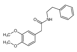 2-(3,4-dimethoxyphenyl)-N-(2-phenylethyl)acetamide 3972-81-4