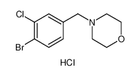 Morpholine, 4-[(4-bromo-3-chlorophenyl)methyl]-, hydrochloride 952290-08-3