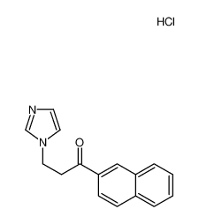 3-imidazol-1-yl-1-naphthalen-2-ylpropan-1-one,hydrochloride 75806-36-9