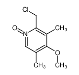 2-氯甲基-4-甲氧基-3,5-二甲基吡啶1-氧化物