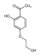1-[2-hydroxy-4-(2-hydroxyethoxy)phenyl]ethanone 17086-21-4