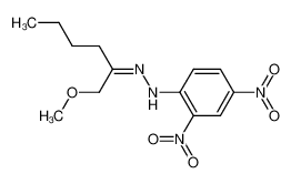 1-methoxy-hexan-2-one-(2,4-dinitro-phenylhydrazone) 57134-40-4