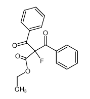 2-benzoyl-2-fluoro-3-oxo-3-phenyl-propionic acid ethyl ester 3109-54-4