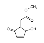 methyl 2-(2-hydroxy-5-oxocyclopent-3-en-1-yl)acetate 92072-27-0