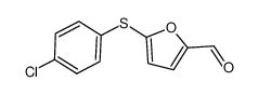 5-(4-chlorophenyl)sulfanylfuran-2-carbaldehyde 39689-04-8
