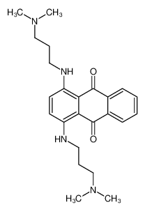 1,4-bis[3-(dimethylamino)propylamino]anthracene-9,10-dione 52869-33-7