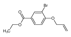 4-Allyloxy-3-bromo-benzoic acid ethyl ester 94083-65-5
