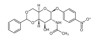 p-Nitrophenyl 2-Acetamido-2-deoxy-4,6-benzylidene-β-D-glucopyranoside 19234-58-3