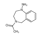 1-(1-amino-3,5-dihydro-2H-1,4-benzodiazepin-4-yl)ethanone 57756-40-8