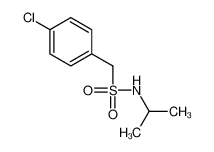 1-(4-chlorophenyl)-N-propan-2-ylmethanesulfonamide 85952-21-2