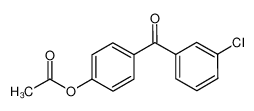 [4-(3-chlorobenzoyl)phenyl] acetate 185606-02-4