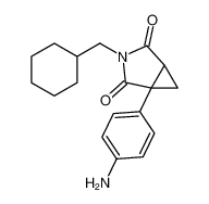 1-(4-aminophenyl)-3-(cyclohexylmethyl)-3-azabicyclo[3.1.0]hexane-2,4-dione 133986-32-0