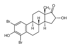 2,4-二溴-16alpha-羟基雌酮