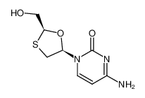 cis-2-Hydroxymethyl-5-(cytosin-1'-yl)-1,3-oxathiolane 131086-21-0