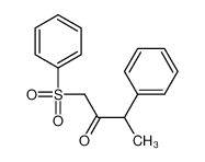 1-(benzenesulfonyl)-3-phenylbutan-2-one 61783-70-8