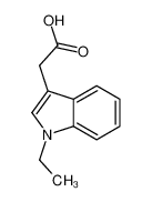 2-(1-ethylindol-3-yl)acetic acid 58690-18-9