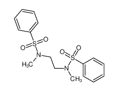 N-[2-[benzenesulfonyl(methyl)amino]ethyl]-N-methylbenzenesulfonamide