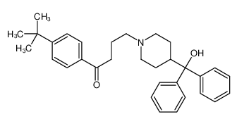 4'-叔-丁基-4-[4-(羟基二苯甲基)哌啶]苯丁酮