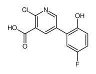 2-chloro-5-(5-fluoro-2-hydroxyphenyl)pyridine-3-carboxylic acid 1261896-82-5