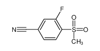 3-fluoro-4-methylsulfonylbenzonitrile 185946-05-8