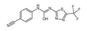 61516-57-2 structure, C11H6F3N5OS