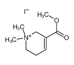 Pyridinium,1,2,5,6-tetrahydro-3-(methoxycarbonyl)-1,1-dimethyl-, iodide (1:1) 4554-30-7